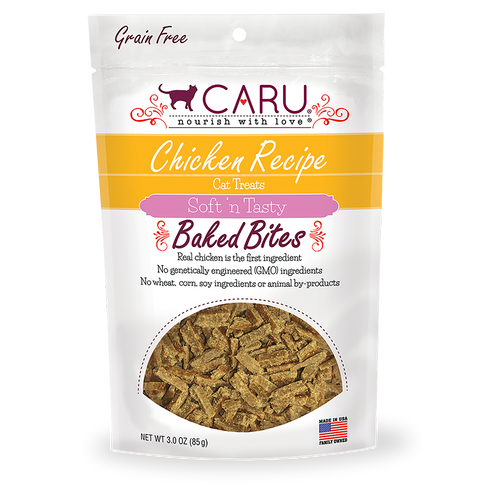 Caru Chicken Recipe Bites for Cats