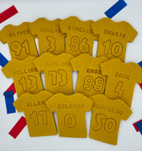 Load image into Gallery viewer, Buffalo Football Players Pumpkin Biscuit