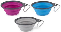 Dexas Collapsible Travel Bowl with Carabiner