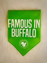 Load image into Gallery viewer, Famous in Buffalo Lime Green Bandana