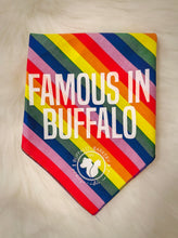 Load image into Gallery viewer, Famous in Buffalo Rainbow Bandana