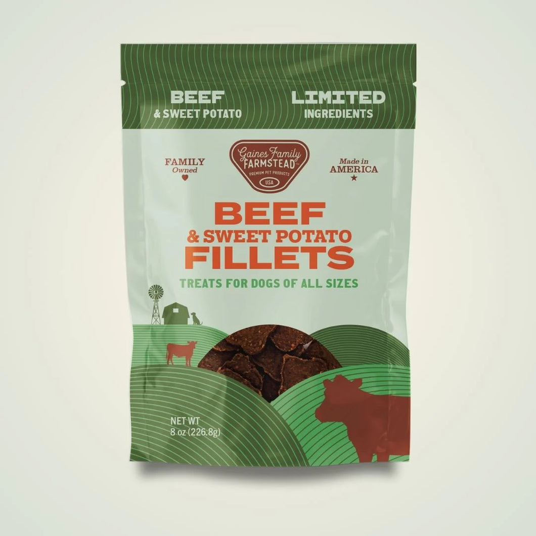 Gaines Family Farmstead Beef and Sweet Potato Fillets