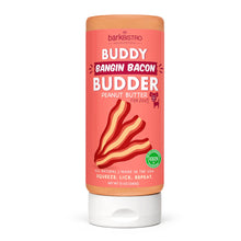 Load image into Gallery viewer, Bangin Bacon Buddy Budder-14oz Peanut Butter Squeeze Bottle