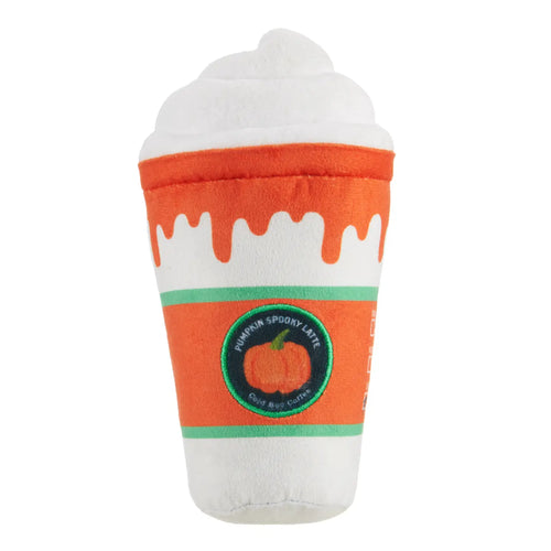 Bark Whipped Pupkin Latte Plush Dog Toy