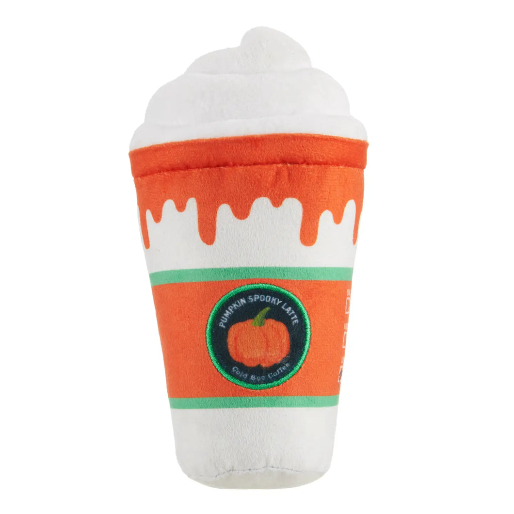 Bark Whipped Pupkin Latte Plush Dog Toy