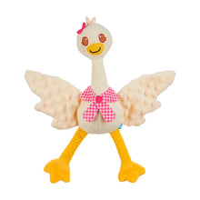 Load image into Gallery viewer, BARK Farmer's Barket Gingham Goose Plush Dog Toy XL