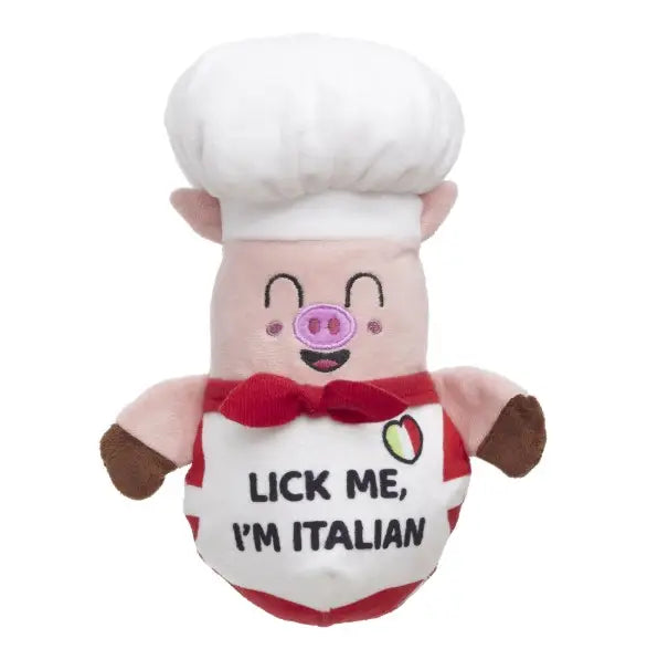Bark Tony Pupperoni Plush Dog Toy