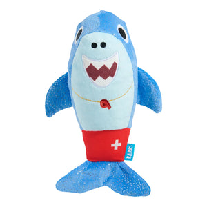 Bark Pool Shark Shane Plush Dog Toy