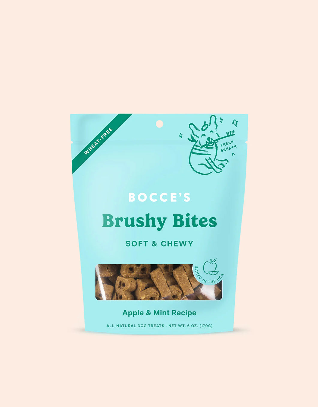 Bocce's Bakery Dailies Brushy Bites Soft & Chewy