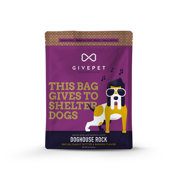 GivePet Doghouse Rock Dog Treats