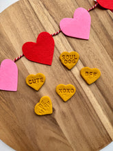 Load image into Gallery viewer, Conversation Heart Buffalove Pumpkin Dog Biscuits