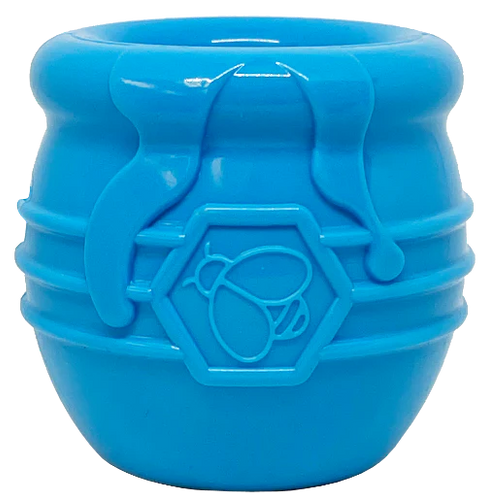 SodaPup Honey Pot Durable PUP-X Rubber eCup Treat Dispenser & Enrichment Toy