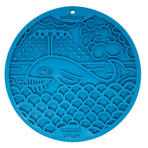 SodaPup Whale Design Emat Enrichment Lick Mat with Suction Cups