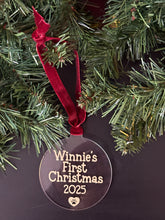 Load image into Gallery viewer, Custom First Christmas Ornament
