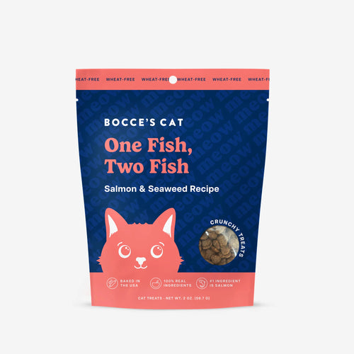 Bocce's Bakery One Fish Two Fish Crunchy Cat Treats