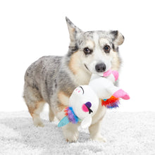 Load image into Gallery viewer, Bark Hay Girl Unicorn Plush Dog Toy