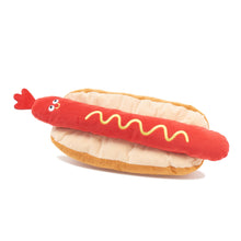 Load image into Gallery viewer, BARK Frank N Footer Plush Dog Toy