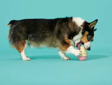 Load image into Gallery viewer, Bark Super Chewer I-Squeak Cone Dog Toy Medium-Large