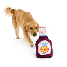 Load image into Gallery viewer, BARK Big Dog BarkBQ Sauce Plush Dog Toy XL