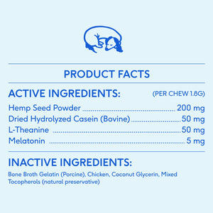 Native Pet Calm Chews Anxiety & Calming Supplement For Dogs