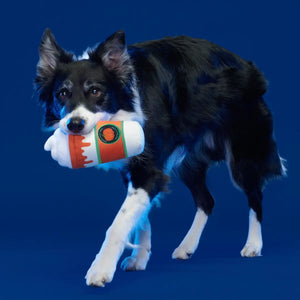 Bark Whipped Pupkin Latte Plush Dog Toy