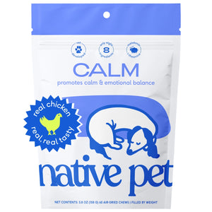 Native Pet Calm Chews Anxiety & Calming Supplement For Dogs