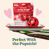 Woof Woof Pupsicle Jingle Pops Refills Peanut Butter Grain-Free Lickable Dog Treats