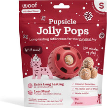 Load image into Gallery viewer, Woof Woof Pupsicle Jingle Pops Refills Peanut Butter Grain-Free Lickable Dog Treats