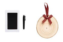 Load image into Gallery viewer, Wooden Pawprints Holiday Ornament