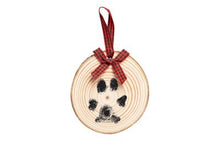 Load image into Gallery viewer, Wooden Pawprints Holiday Ornament