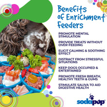 Load image into Gallery viewer, SodaPup Mandala Design Etray Enrichment Tray for Dogs