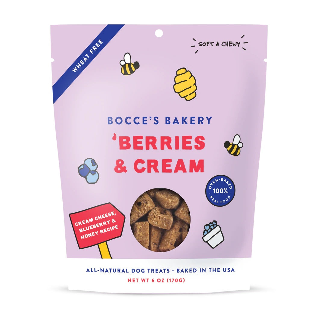 Bocce's Bakery Berries & Cream Soft & Chewy Treats Bocce's Bakery Berries & Cream Soft & Chewy Treats