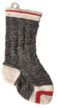 Load image into Gallery viewer, Hand Knit Wool Christmas Stocking