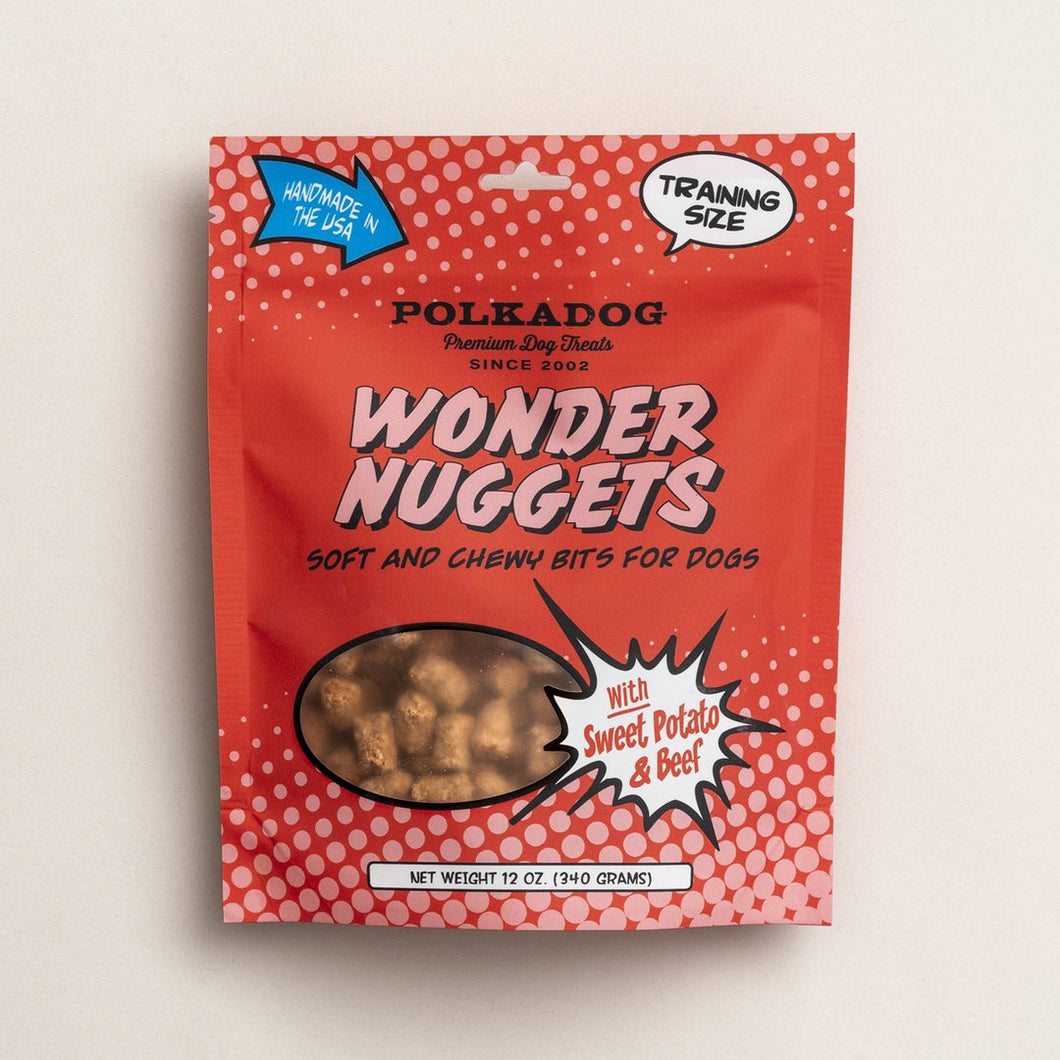 Wonder Nuggets Sweet Potato Beef Dog Treats – Buffalo Barkery