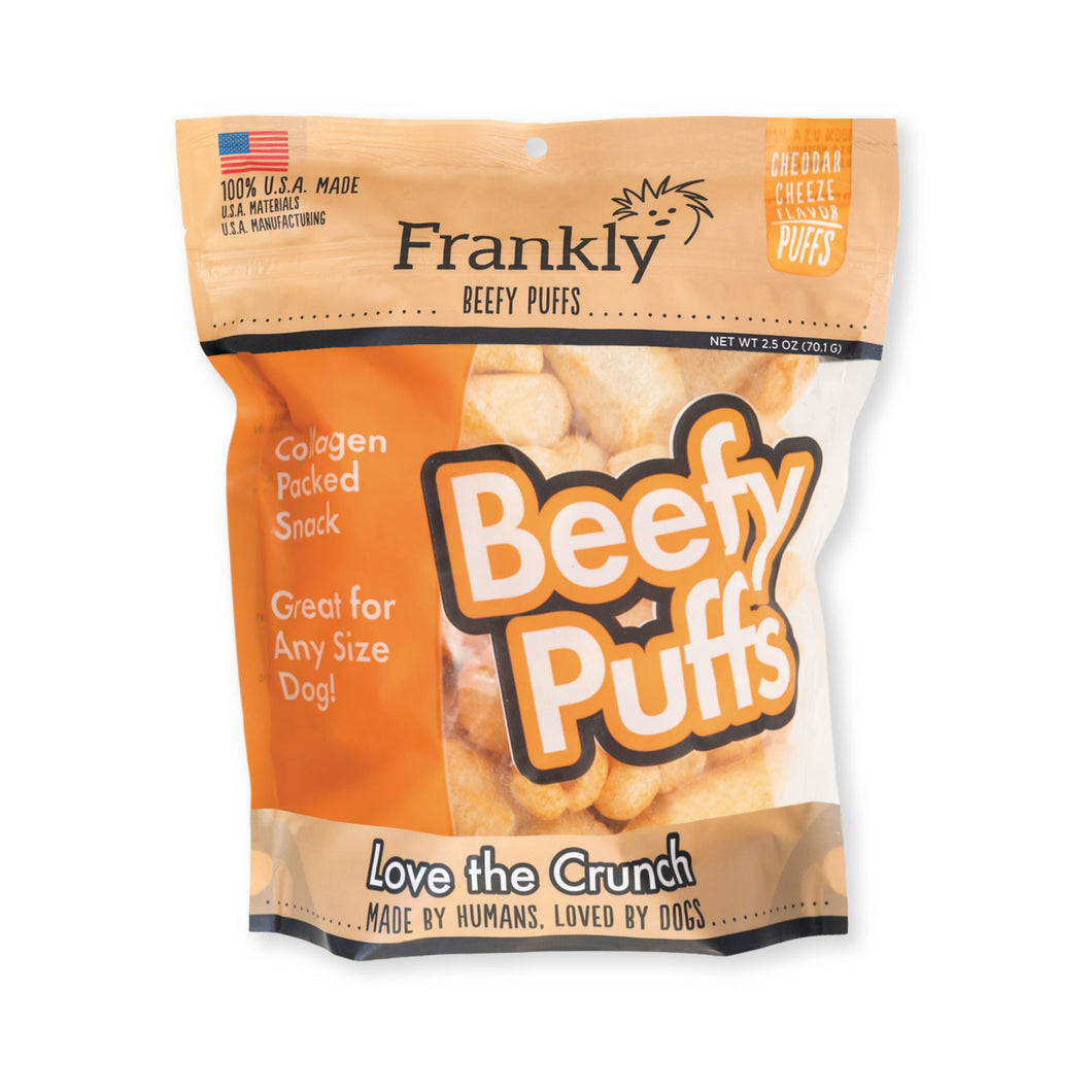 Frankly Cheddar Cheese Beefy Puffs