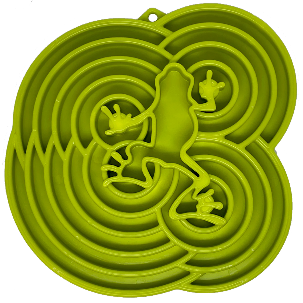 SodaPup Water Frog Design Etray Enrichment Tray for Dogs