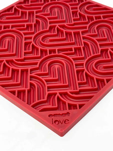 SodaPup Heart Design "LOVE" Emat Enrichment Lick Mat