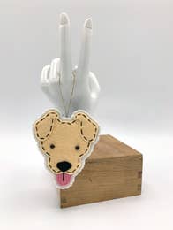 Butterscotch Dog Felt Ornament