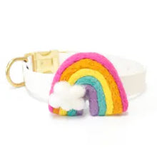 Load image into Gallery viewer, Rainbow Dog Collar Accessory