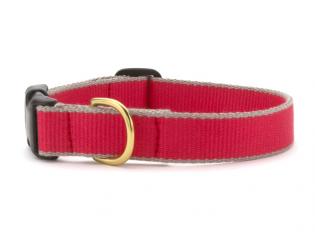 Green Market Red with Gray Dog Collar